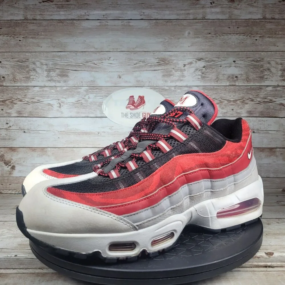 Nike Air Max 95 Men's Size 11 Red Yardrunners Pack - Morehouse Athletic Shoes